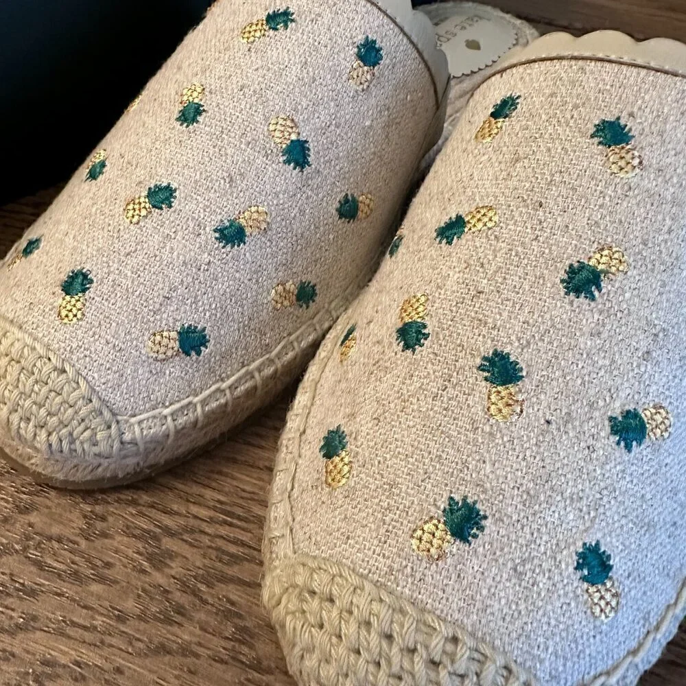 NEW!! Kate Spade Rosie Pineapple Flats -Size 8